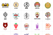 300 Logos & Marks Bundle, a Branding & Logo Template by Last Spark (Thumbnail 5 of 6)