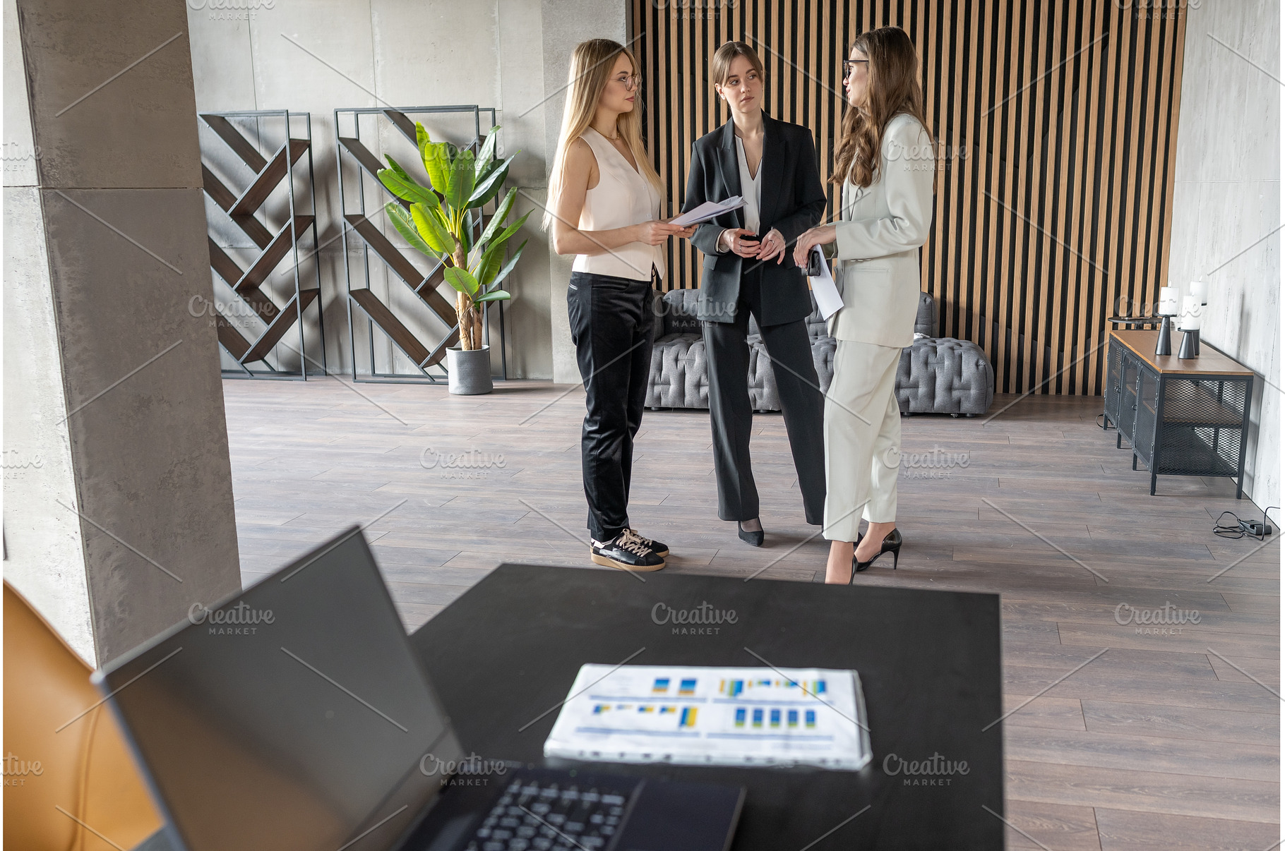 Office audit team reviewing internal, a Business Photo by undrey