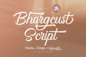 Bhorgcust - Script Font