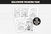 Halloween Coloring Pages, an Education Illustration by DesignDevisers (Thumbnail 1 of 7)