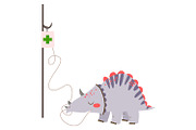 Dino Doctor Clipart Set - Cute, an Object Graphic by the_myro (Thumbnail 2 of 10)