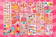 100 Retro Pink Girly Wall Art Prints, a Decorative Illustration by Matisse Studio (Thumbnail 8 of 10)