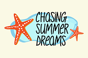 Shining Summer Typeface, a Handwritten Font by Seemly Fonts (Thumbnail 2 of 6)