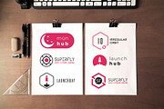 Futuristic logo bundle, a Branding & Logo Template by fortyfive (Thumbnail 8 of 10)