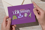 Hand Drawn Cute Halloween Stickers, a Seasonal Illustration by Kristina Chistiakova (Thumbnail 3 of 3)