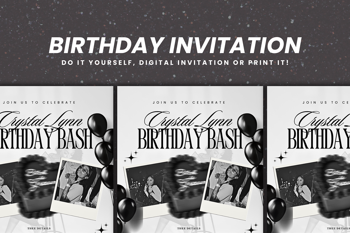 Canva Birthday Celebration Flyer, a Social Media Template by Lux Logo Studios (Photo 4 of 9)