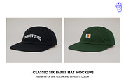 Classic Six Panel Hat Mockups, a Hat Mockup by made_by_nope (Thumbnail 4 of 7)