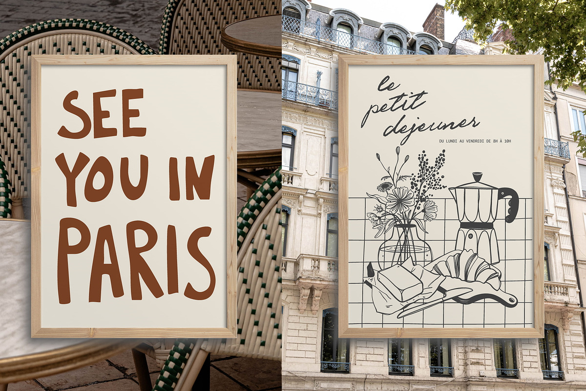 Paris Inspired Prints and Posters, a Background Graphic by Paper Flowers Studio (Photo 3 of 12)