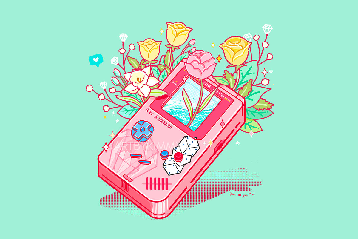 Procreate Kawaii Art Floral Brushes, a Brush Add-On by Artbykimmyw (Photo 8 of 11)