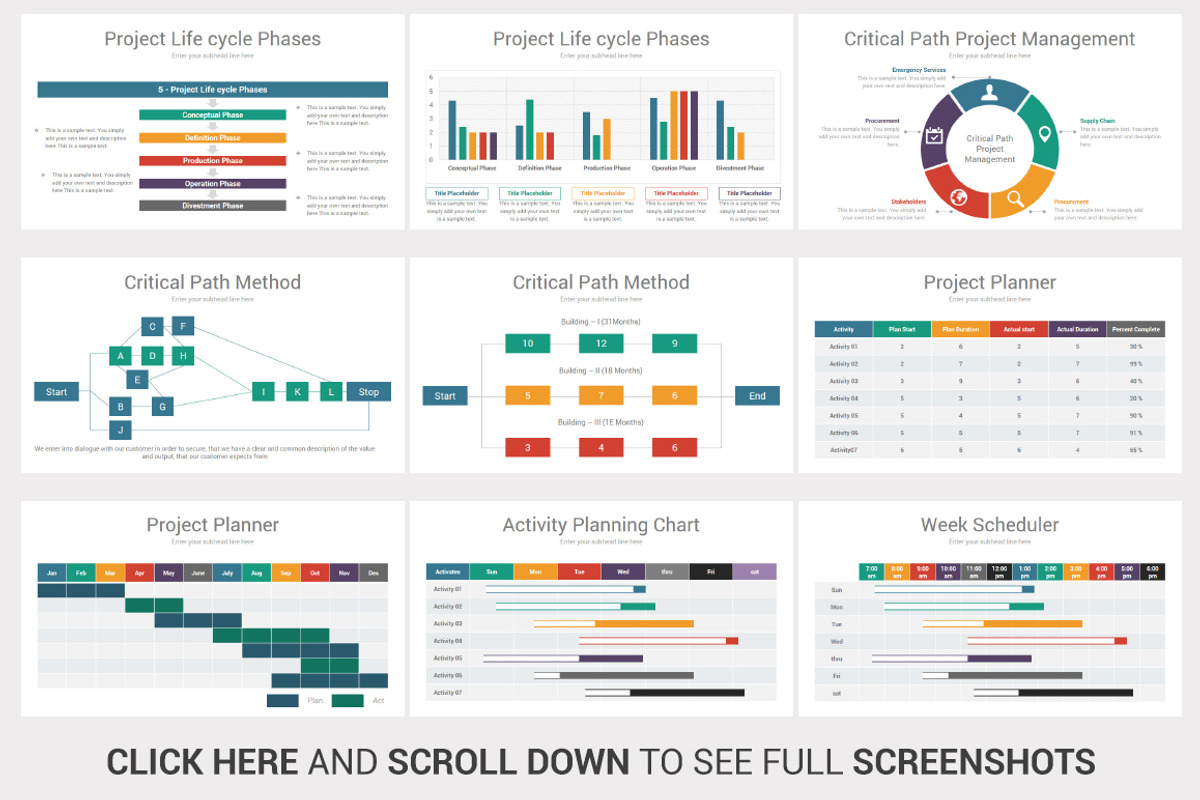 Project Planning PowerPoint Design, a Presentation Template by OceanArt (Photo 7 of 18)