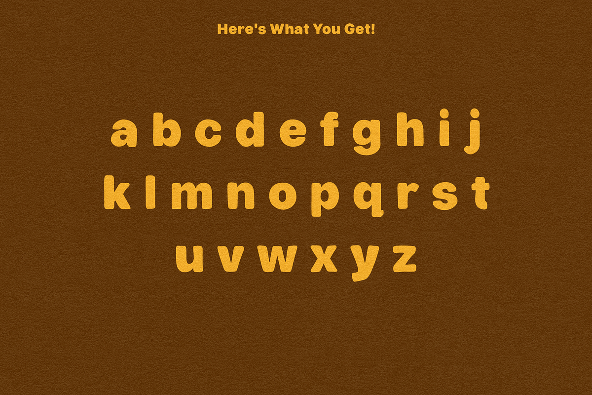 Basic Bold by Eric Pond Designs, a Sans Serif Font by Eric Pond Designs (Photo 4 of 6)