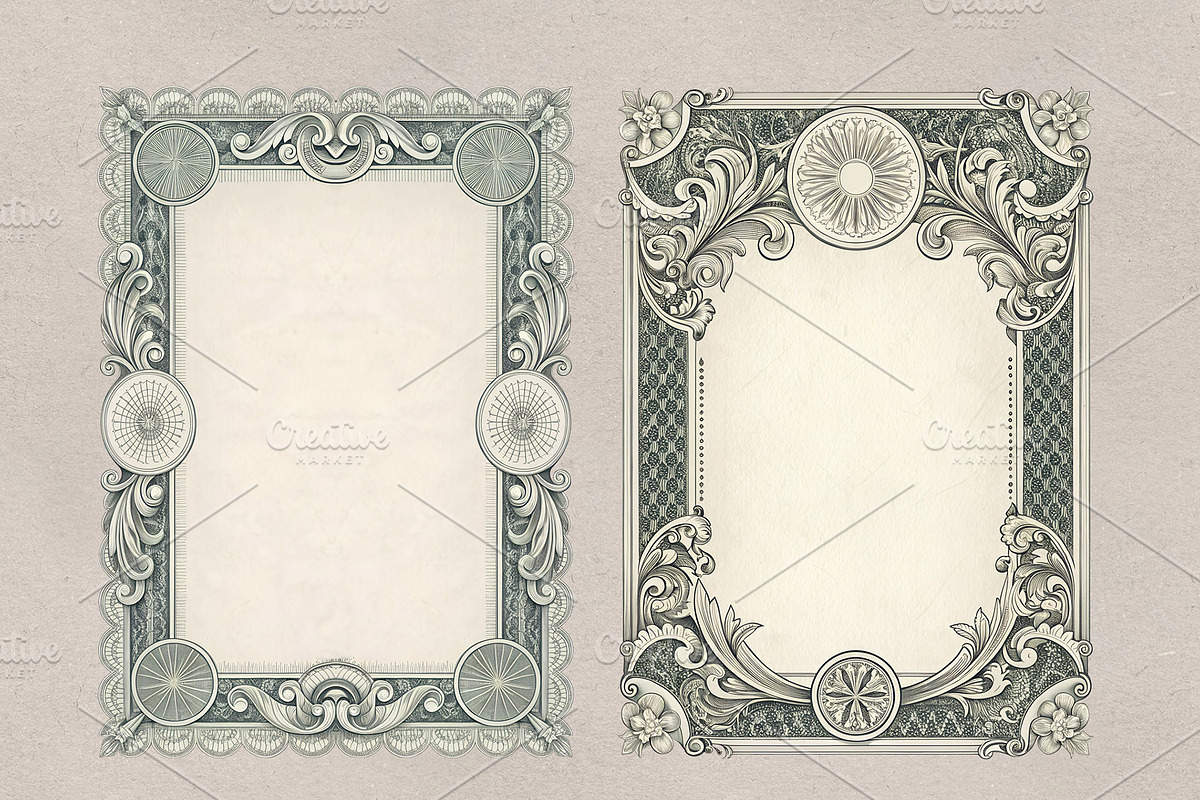 Vintage Decorative Borders & Frames, a Decorative Illustration by MRI STUDIO (Photo 19 of 34)