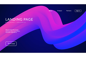 3d Gradient Shape. Beautiful