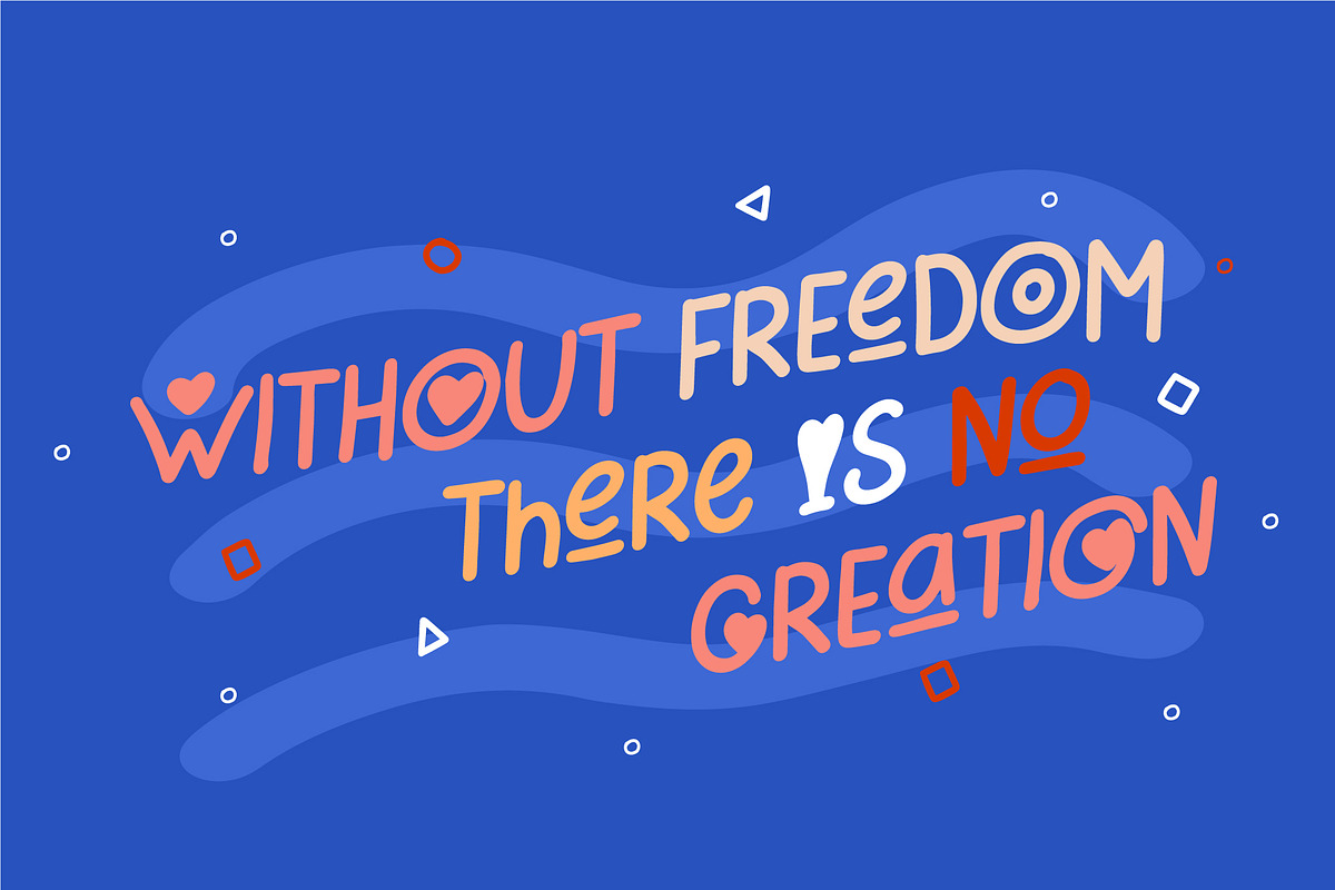 Feel Free Playful Font, a Script Font by Anna Zakharchenko (Photo 8 of 15)