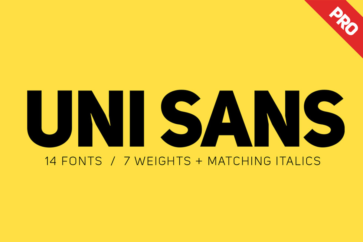 Uni Sans, a Sans Serif Font by Fontfabric (Photo 1 of 5)