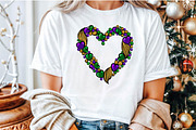 Watercolor Mardi Gras Beads Clipart, an Illustration by Sublimation Artist (Thumbnail 5 of 6)