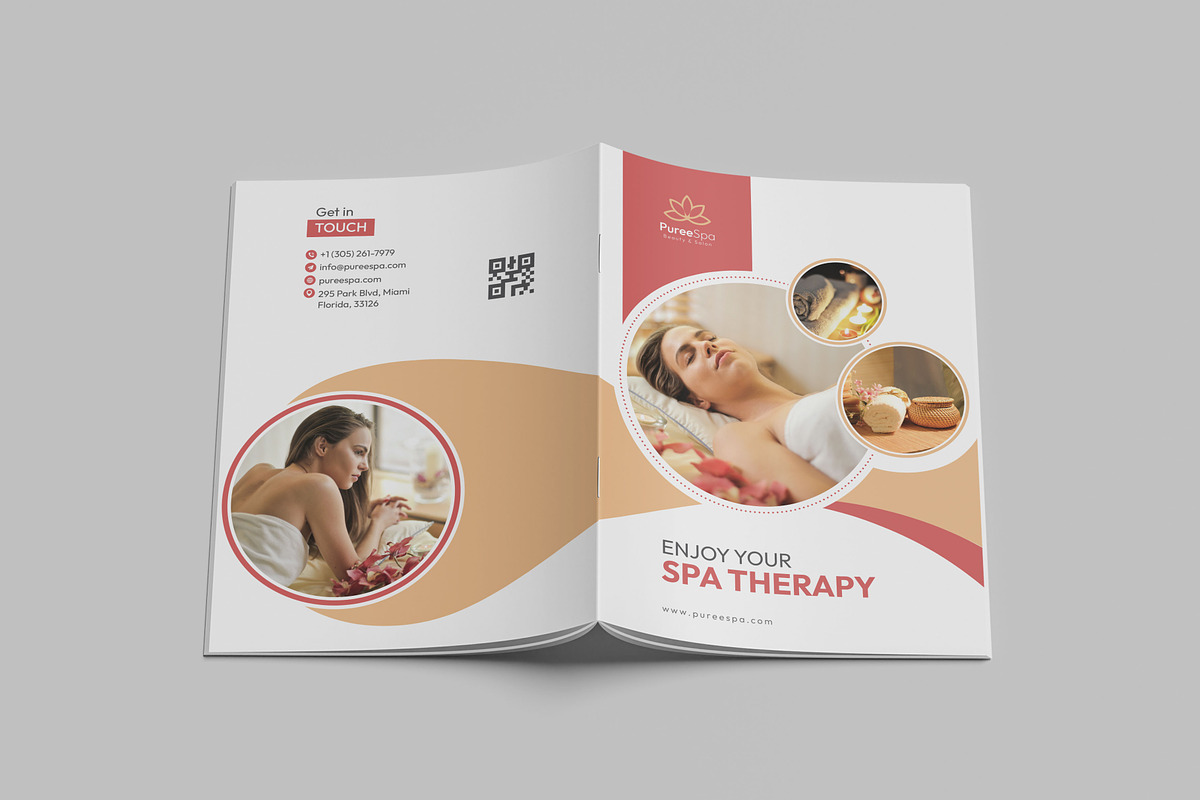 Spa & Beauty Salon Catalog Brochure, a Brochure Template by VectStock (Photo 7 of 7)