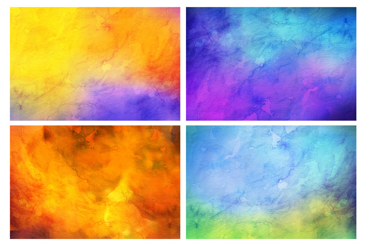 52 Watercolor Backgrounds, a Texture Graphic by ArtistMef (Photo 2 of 4)
