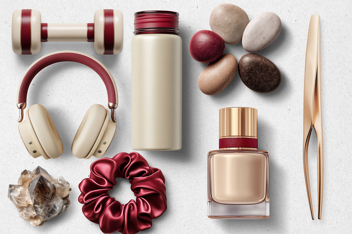 Self-Care Luxe PNG Objects, an Object Graphic by Iconogenic (Photo 4 of 6)