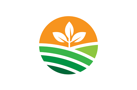 agriculture field circle logo, a Branding & Logo Template by devastd