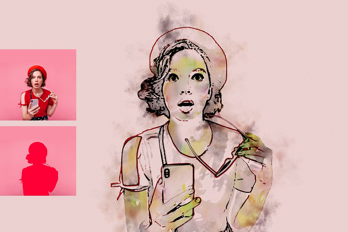 Advance Watercolor Effect, an Action Add-On by MRI STUDIO (Photo 13 of 16)