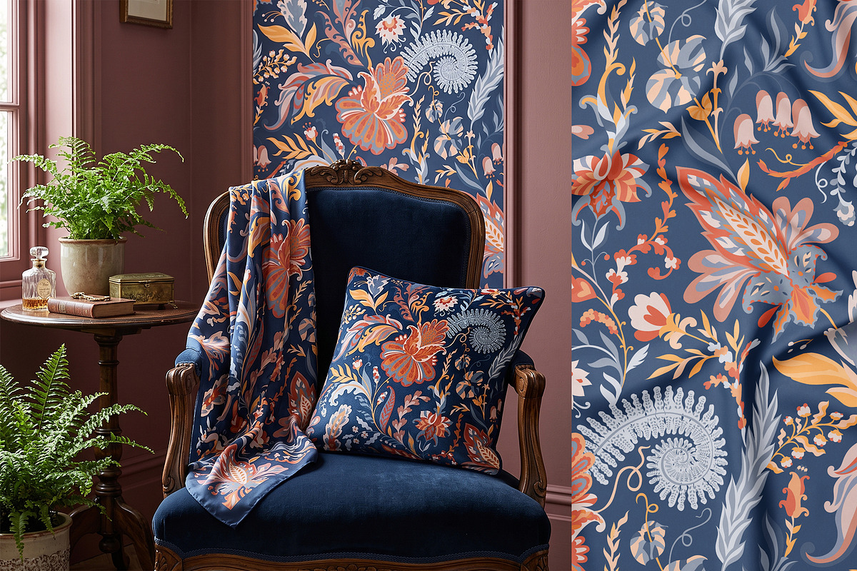 Boho Damask & Geometric Patterns, a Pattern Graphic by Sonulkaster (Photo 3 of 10)