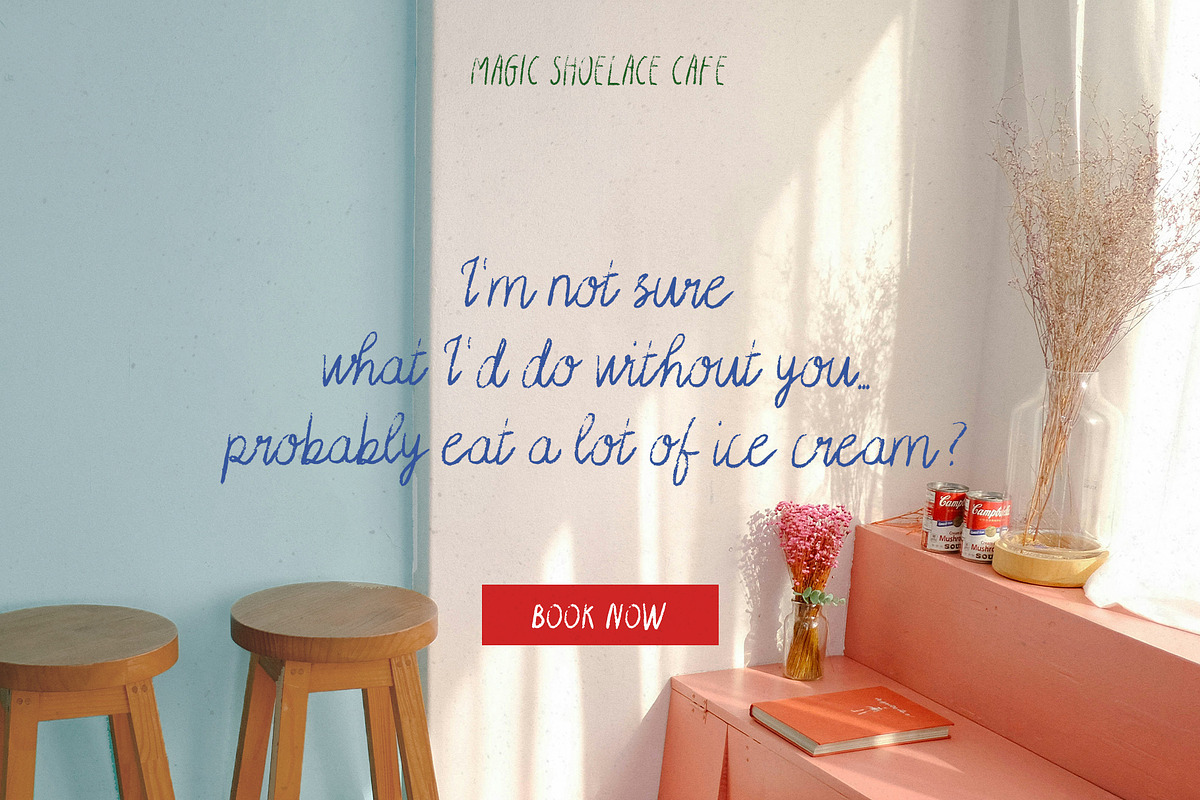Magic Shoelace Handwritten Font Duo, a Handwritten Font by Perplexitics (Photo 7 of 10)