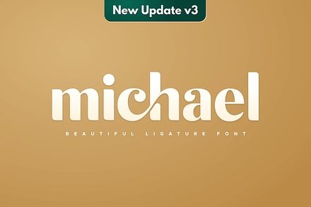 michael - beauty ligature font