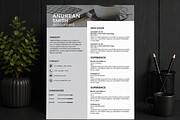 MODERN RESUME TEMPLATE (R14), a Resume Template by dulchaer29 (Thumbnail 2 of 3)