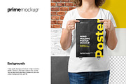 Hand Holding Poster Mockup, a Print Template by PrimeMockup (Thumbnail 6 of 7)