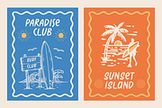 Wave on Earth Beach Handwritten Font, a Handwritten Font by Pekotype (Thumbnail 10 of 15)