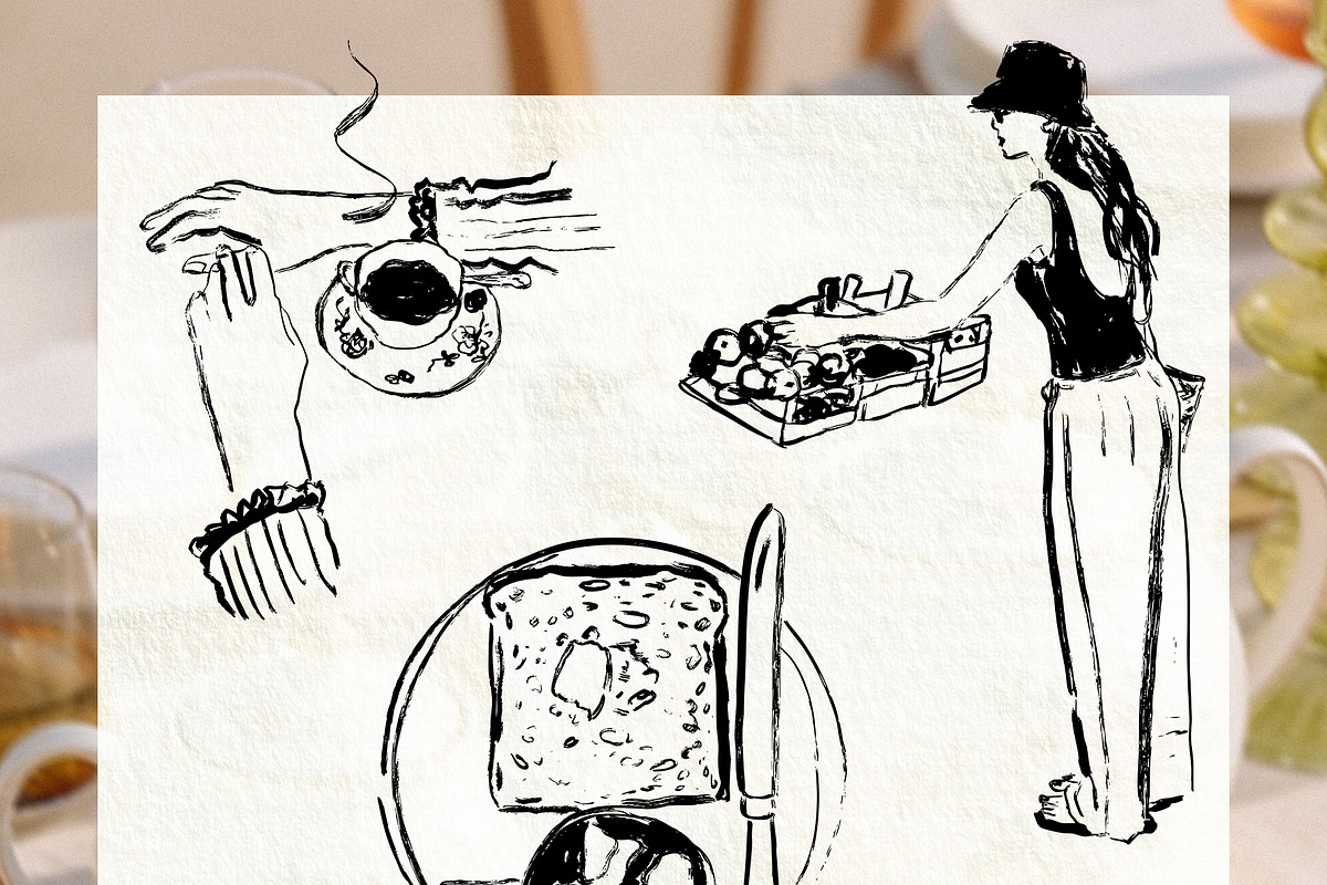 Summer days: Ink Illustrations, a Decorative Illustration by divanovskaya_nv (Photo 17 of 19)