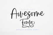 Awesome Font Duo, a Script Font by Meutuwah (Thumbnail 8 of 8)