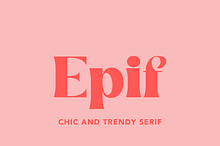 Epif Serif Font