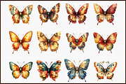 Autumn Butterfly Clipart, an Illustration by Sublimation Artist (Thumbnail 3 of 6)