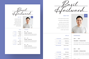 Resume With Handwriting Name, a Resume Template by Filip Studio (Thumbnail 2 of 4)