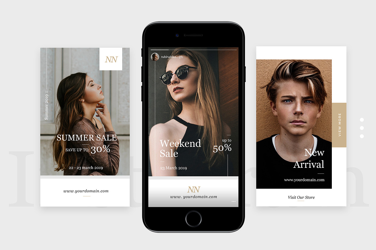 10 Instagram Stories, a Social Media Template by rubirubiko (Photo 2 of 5)