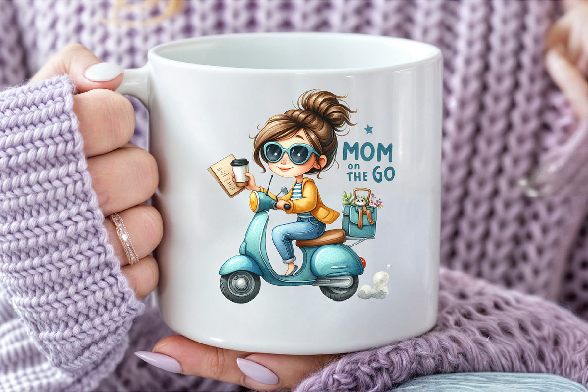 Funny Mothers Day Clipart, an Illustration by DreamCafeArt (Photo 5 of 6)