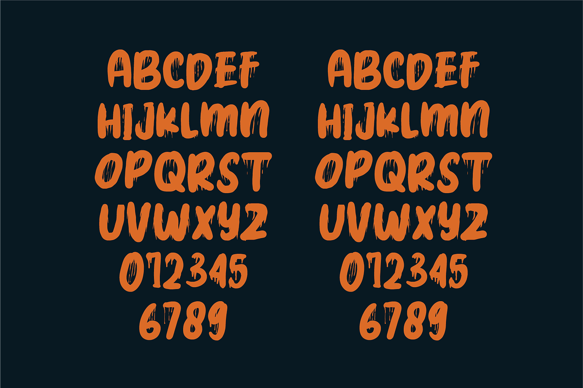 BrainBlood | Halloween Font, a Handwritten Font by Berdansabersama (Photo 2 of 8)