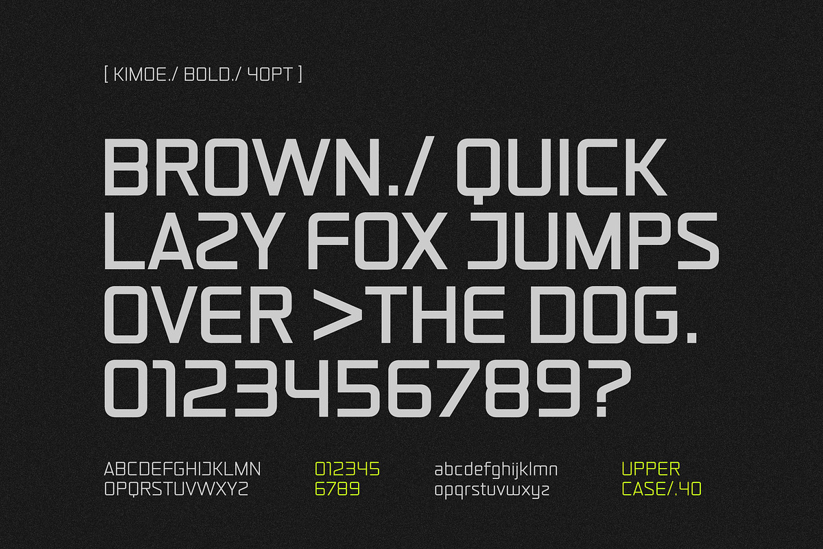 Kimoe, a Sans Serif Font by OWL KING (Photo 7 of 7)