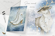 Magic Winter Watercolors, a Decorative Illustration by Eva Katerina (Thumbnail 2 of 9)