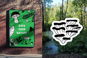 Ink Forest: Botanicals & Characters, an Animal Illustration by Schumacher Shop (Thumbnail 10 of 19)