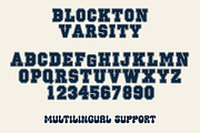 Blockton Varsity, a Slab Serif Font by Dm Studio (Thumbnail 9 of 10)