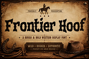 Frontier Hoof, a Blackletter Font by Wow Magic (Thumbnail 3 of 4)