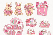 Valentine Bookish Clipart Bundle, an Education Illustration by TitaLivingArt (Thumbnail 3 of 9)
