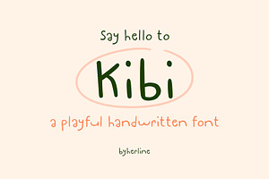 Kibi - A Handwritten font