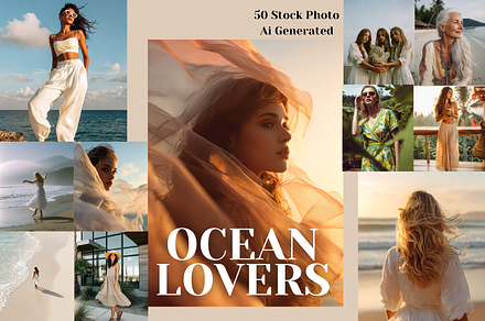 50 Ocean Lifestyle Stock Images, a Beauty & Fashion Photo by MarkoPresets