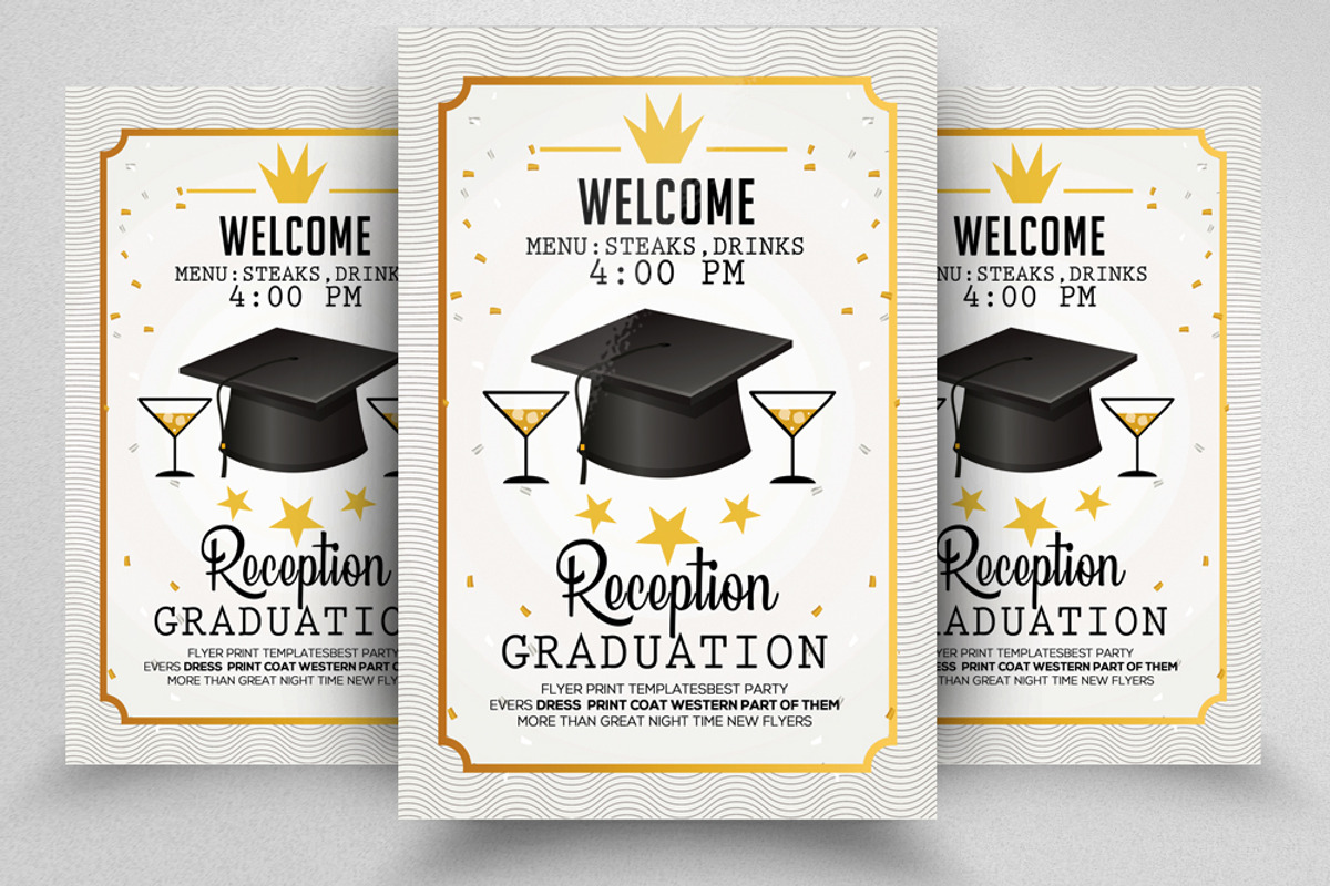 Graduation Party Flyer, a Flyer Template by Business Flyers (Photo 1 of 2)