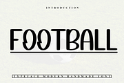 Football, a Sans Serif Font by FreshTypeINK (Thumbnail 1 of 7)