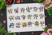 Retro Cassette Tape Cartoon, a Technology Illustration by Allmostudio (Thumbnail 2 of 2)